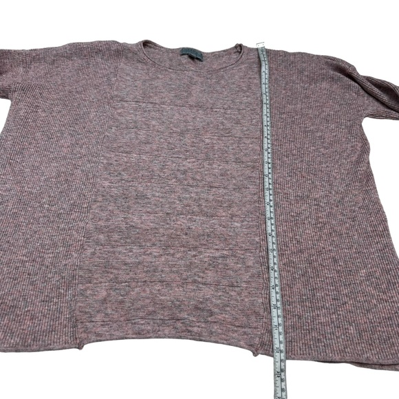 Joseph A Pink Ribbed Knit Pullover Boxy Fit Sweater Size M - Picture 9 of 11